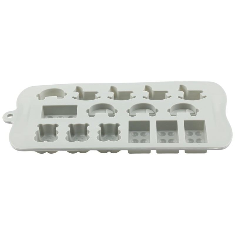 AIBOYA 15 Cavity Bear Silicone Candy Molds Car Wooden Horse