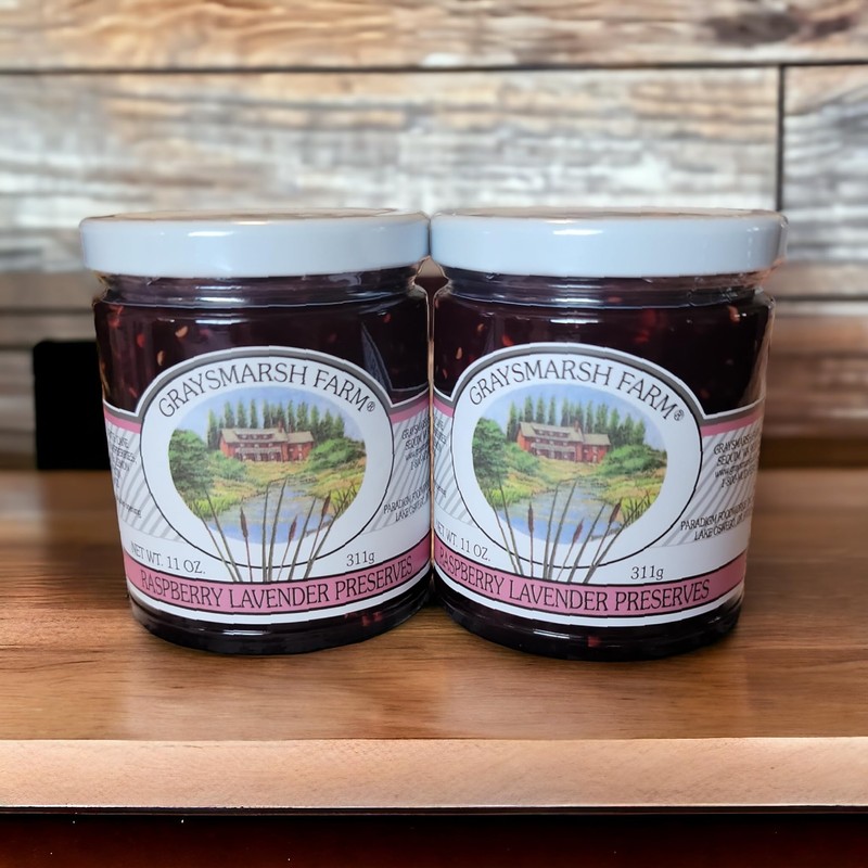 Raspberry Lavender Preserve - 11oz. (2 Jars)