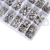 580Pcs Screws Nuts Washers Kit 304 Stainless Steel Cylindrical Head