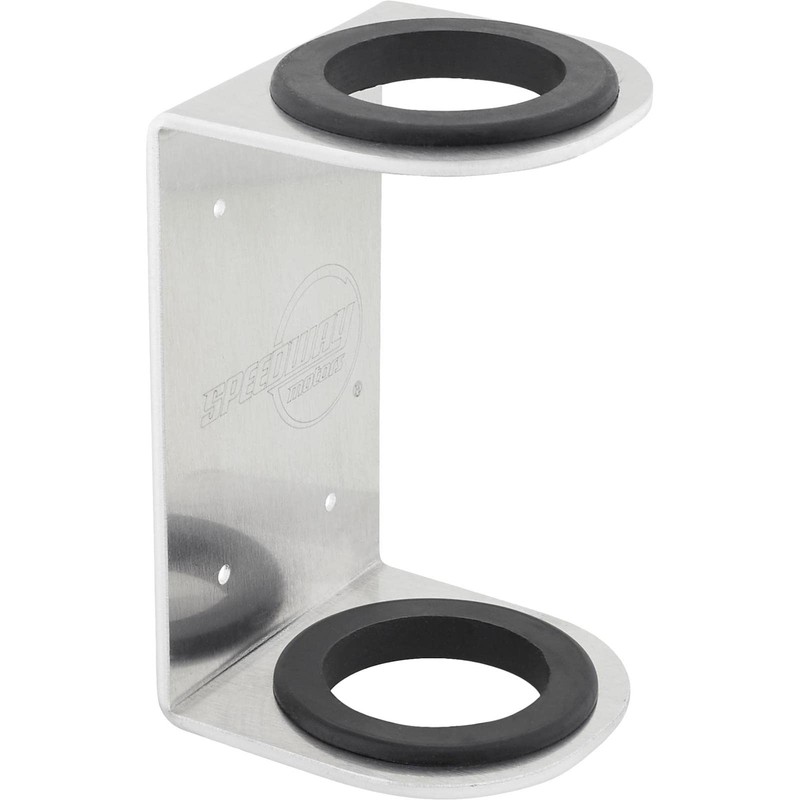 Wall Mount Flashlight Holder, Aluminum, 1-3/4 Inch Hole