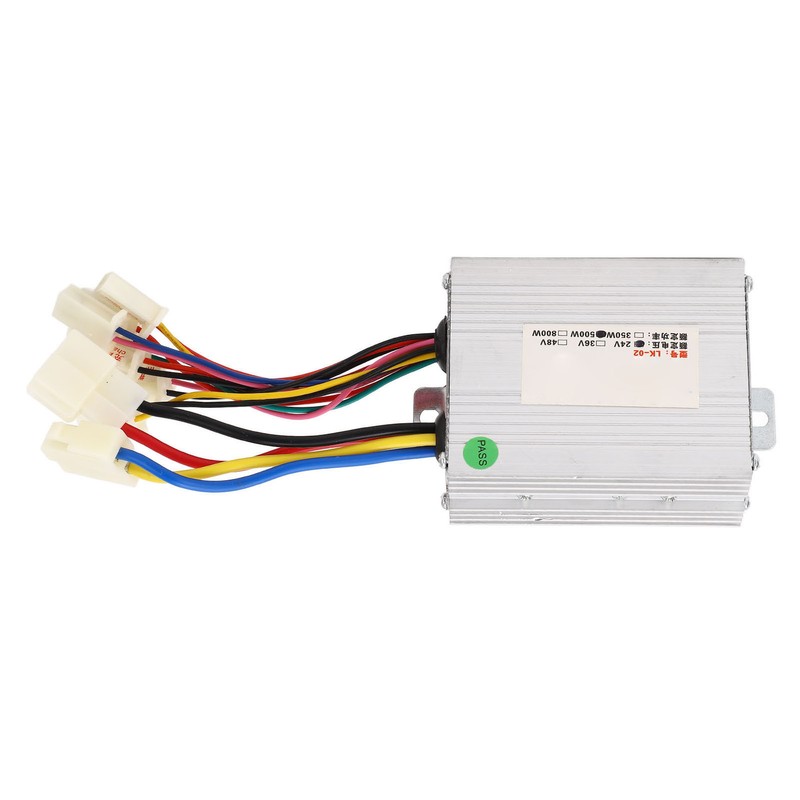 Electric Bike Brush Controller 24V 500W Multi Protection Aluminum Motor
