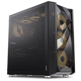 F30 High Airflow All-Metal Mesh Side Panel Full-Tower Case,Multi-HDD Drive Server Case, Support E-ATX Motherboard, Maximum Support 12 Fans, 3 SSD Bay+11 HDD Bay