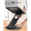 Nulaxy Telescopic 360 Rotating Laptop Stand for Desk Adjustable Height