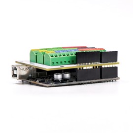 Treedix Screw Terminal Block Breakout Module Board Set for Arduino UNO R3，Horn Socket Connector, Expansion Board Breakout for Arduino