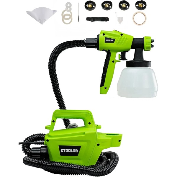 ETOOLAB 1300ML Electric Paint Sprayer 800W Spray Gun Handheld Painting