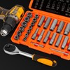 Deep Bolt Extractor Set,28 PCS Impact Bolt & Nut Remover