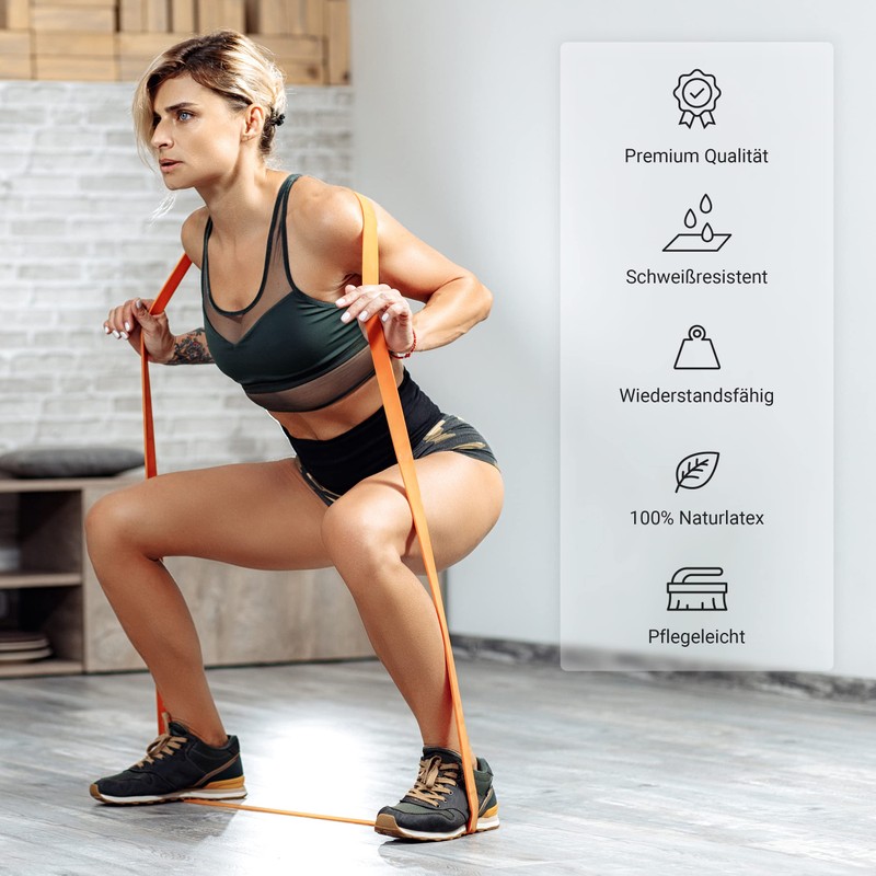 Msports Resistance Band in Various Strengths - Exercise Bands /