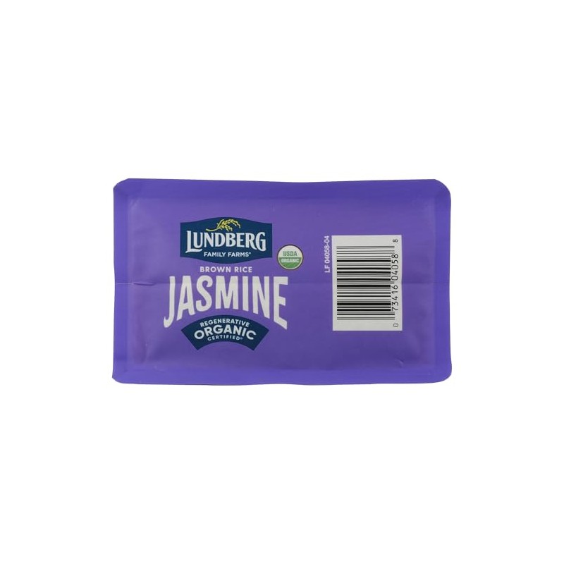 Lundberg Organic Jasmine Brown Rice – Long-Grain, Fluffy & Aromatic,