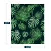 YeeJu Tropical Throw Blanket 50x60 Green Plant Leaf Blanket Throw