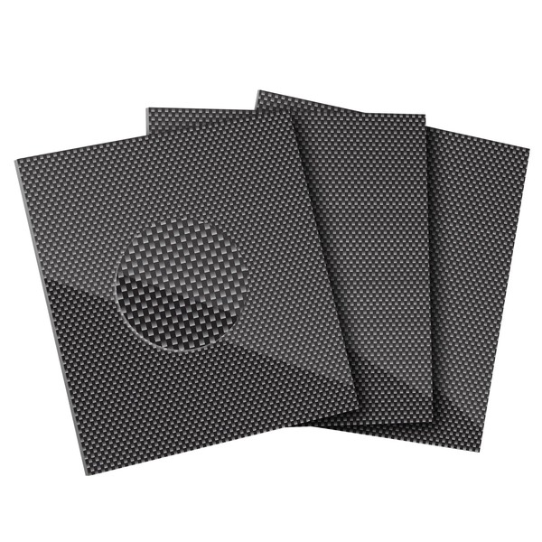 Rolcoassuns Carbon Fiber Sheet, 3K Full Carbon Fiber Board 240×240