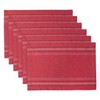 DII French Stripe Placemat for Dinner Parties (Set of 6),