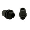 10 Pack | Black Straight Flex Cord Grip with 10mm