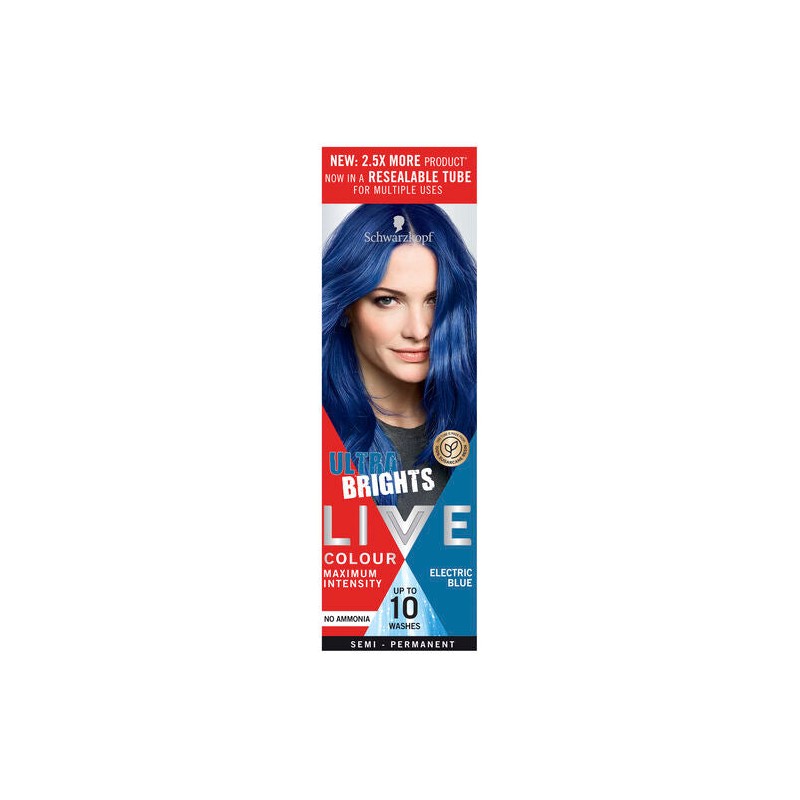 Schwarzkopf Live Colour Ultra Brights Electric Blue 75ml