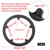 X AUTOHAUX Motorcycle Crankset Chainwheel Protector Cover Chainwheel Protective Cover