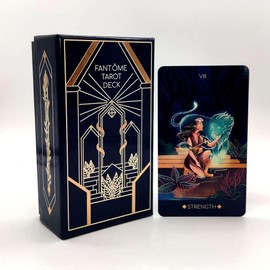 JP GAMES LTD Fantome Tarot Deck - With Augmented Reality - Complete with Guide and Box - Luxury Cards by La Muci Design