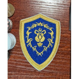 Unbranded Warcraft Alliance Patch Blizzard Video Games Embroidered Iron On Patch 3x2"