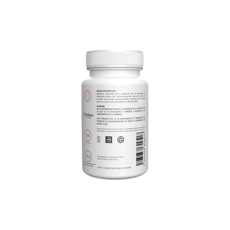 Creatina Magnapower Quelada 180 Cap-600 Mg| Vizana Nutrition