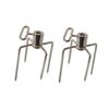 Onlyfire 6008 BBQ Roast Rotisserie Skewer Forks for 8x8 mm