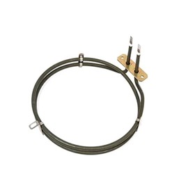 ELE9323 Fan Oven Element, 2000W Circular Heater Wire, Round, Stainless Steel 2 Turn