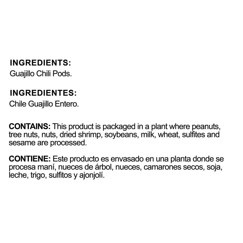 Orale! Guajillo Peppers 12 oz.