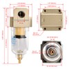 Heschen Pneumatic Air Filter Compressor Pressure Regulator AF2000-02 PT1/4 750L/min