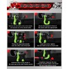 AMBULL 3/4" D Ring Separate Shackles, 52,910lbs Break Strength Easy