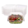 Smygoods Plastic Clamshell Food Containers, To Go Containers, Hinged Food