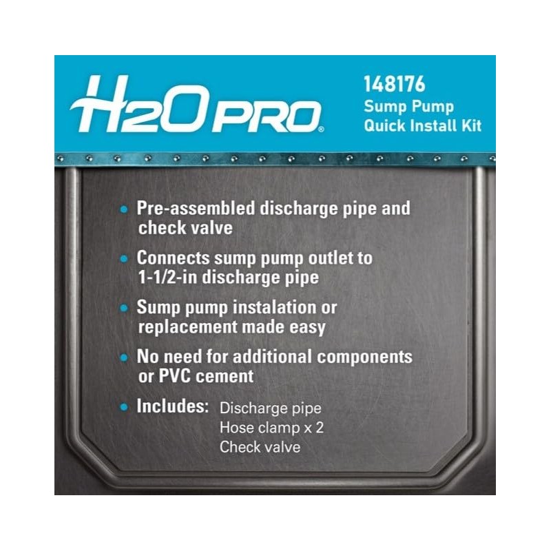 Star Water Sump Pump Quick Install Check Valve #148176