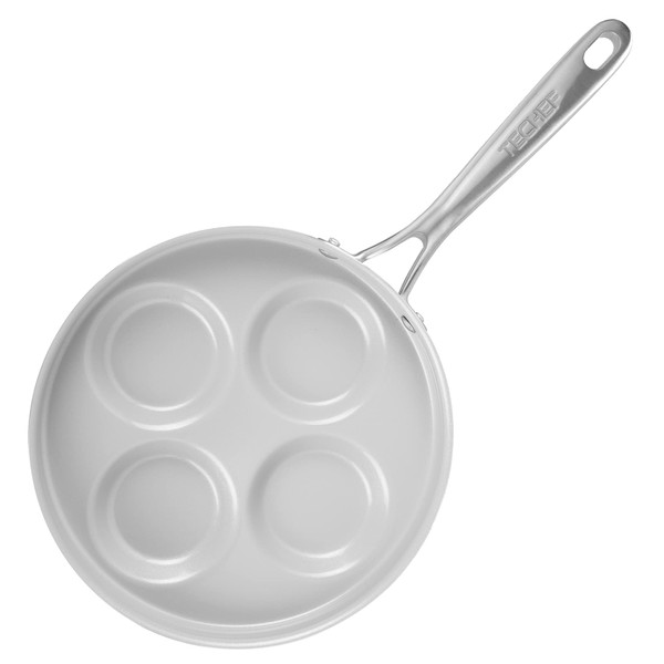 TECHEF - CeraTerra Ceramic Nonstick 4-Cup Egg Frying Pan (PFAS,
