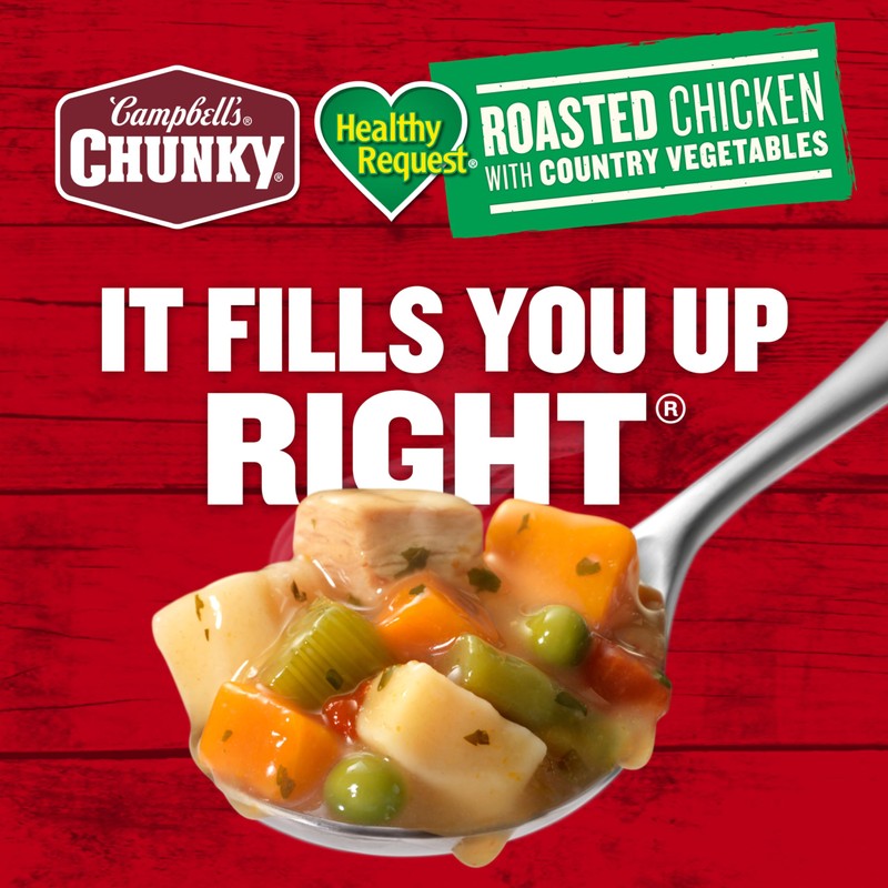 Campbell’s Chunky Healthy Request Soup, Roasted Chicken Soup with Country
