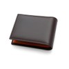 KUNIMASA Men's Bifold Wallet, Genuine Leather, Italian Leather, Includes Coin
