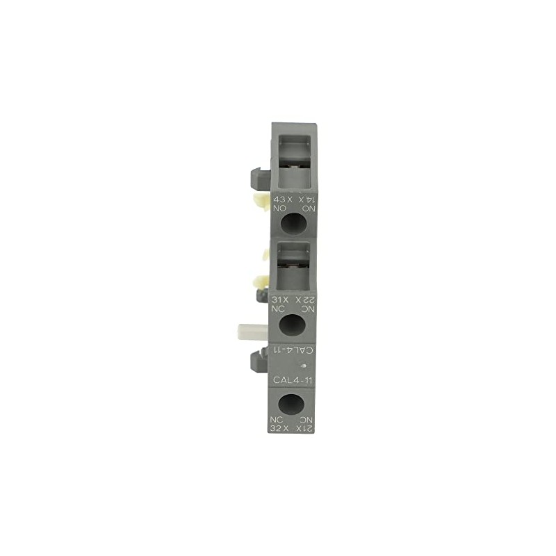 ABB AUXILIARY CONTACT BLOCK, SIDE MOUNTED, 2 CONTACTS, 2 POLES,