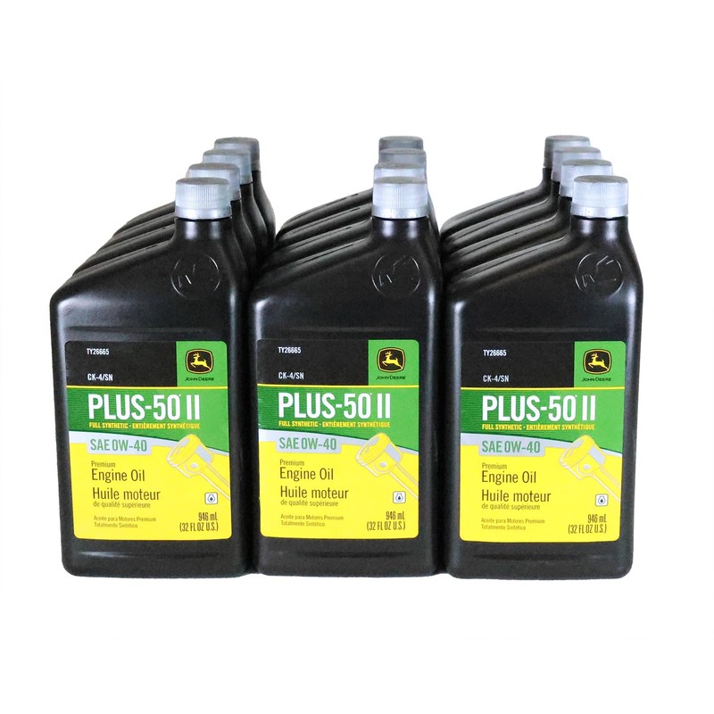 John Deere (2 PACK) Plus-50 II Full Synthetic SAE 0W-40