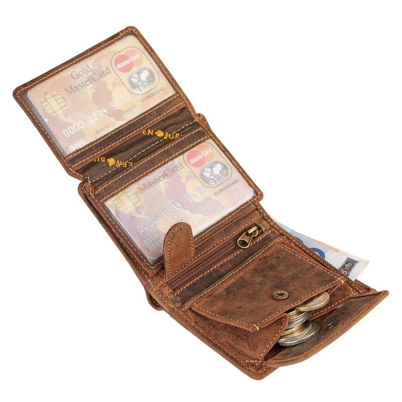 GREEN BURRY Geldbörse, Braun, one size