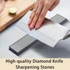 RAIHOMKIT 8 PCS Diamond Knife Sharpening Stones, Diamond Whetstone with