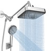 FEELSO High Pressure Rain Shower Head with handheld combo,11" Extension