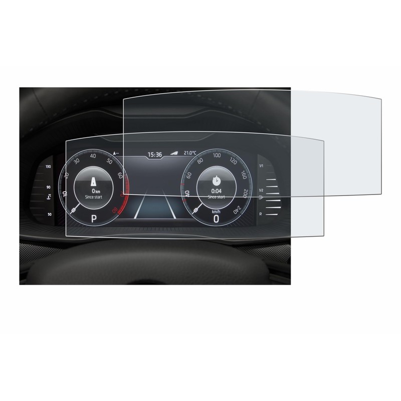 BROTECT Anti-Glare Screen Protector for Skoda Virtual Cockpit 10.25 Inch