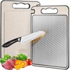 Stainless Steel Cutting Board for Kitchen 15×10 in Double Sided