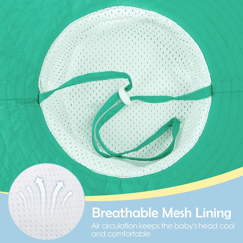 Zando St Patricks Day Baby Sun Hat Toddler Green Bucket