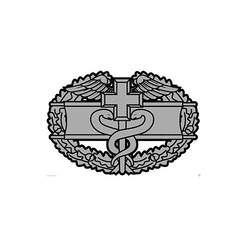 US Army Combat Medical Badge Bumper Sticker Toolbox Sticker Laptop