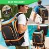 Smasrob 35L Swim Bag with Hard Shoe Compartment and 2