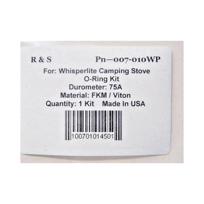 R&S MSR Whisperlite Camping Stove O-Rings Kit ? R&S 007-010WP