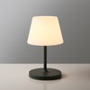 WEILAILUX Outdoor Battery Operated Table Lamp Waterproof, 4000mAh Cordless Table