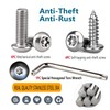 Aootf Anti Theft License Plate Screws -Stainless Steel Plate Screws