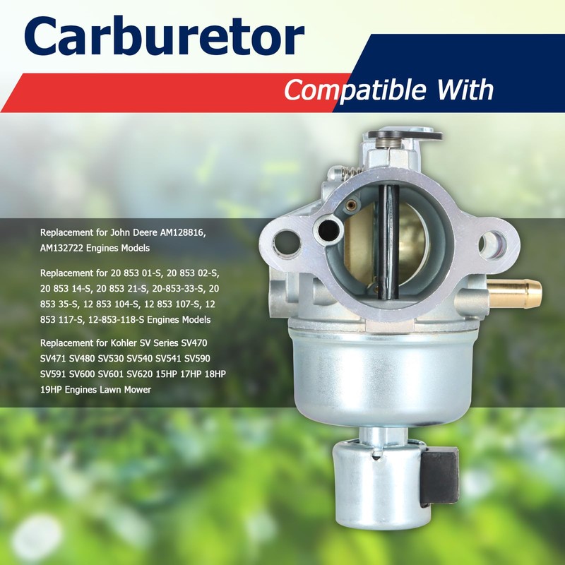 Autoparts New Carburetor Carb Replacement for Courage Kohler 20-853-33-S SV530