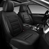 CAR PASS Faux Leather Car Seat Covers Front Seats Only,