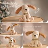 TUMAMA Baby Animated Plush Dog, Interactive Singing Talking Puppy Dog
