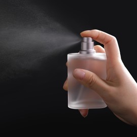 Yerpkefey 50ml/1.7 Oz Frosted Glass Spray Bottle Perfume Atomizer,Refillable Perfume Spray Bottle Perfume Bottles Empty with 3 Kinds of Perfume Dispenser (Frosted Glass 50ml)