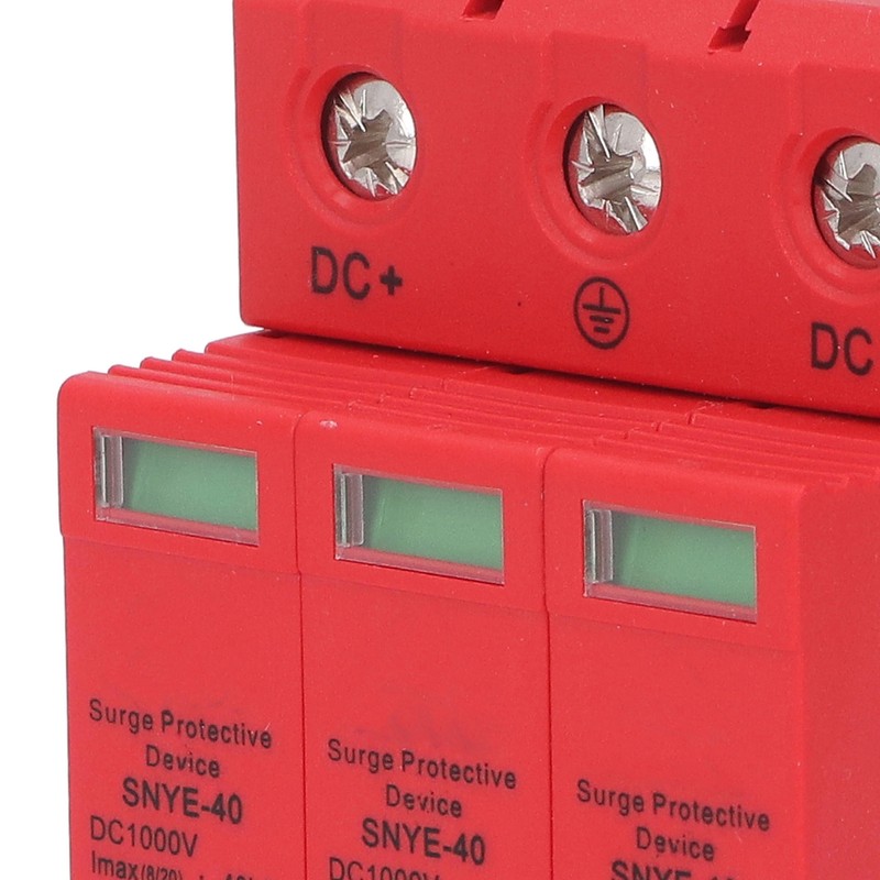 Orange Red Combiner Box Surge Protection Device Distribution Box Voltage