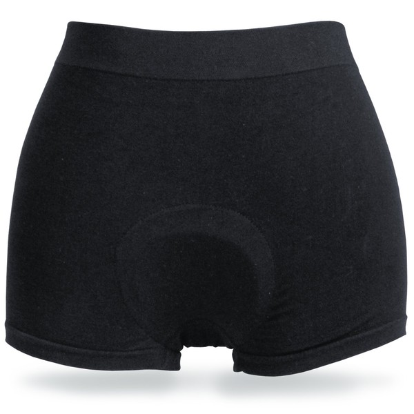 Incontinence Underwear Womens Active Brief(Black) with Super-Absorbent (14 Oz) White Bamboo Charcoal Pad(Small)